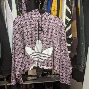 Adidas Trefoil Cropped Hoodie